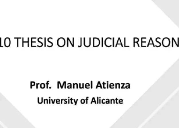 Seminarium: 10 Thesis on judicial reasoning