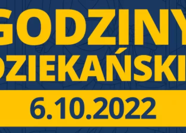 Godziny Dziekańskie 6 października 2022 r.