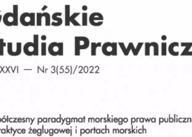 Najnowsze wydanie „Gdańskich Studiów Prawniczych” – nr 3 (55)