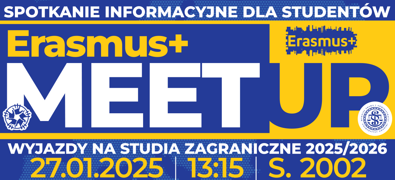 Erasmus+ MEETUP 2025 – Spotkanie informacyjne dla studentów