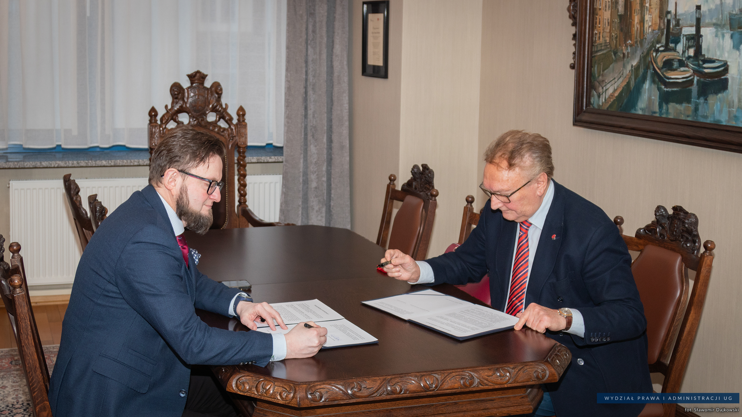 Podpisano porozumienie o współpracy WPiA UG z Polskim Towarzystwem Prawa Sportowego
