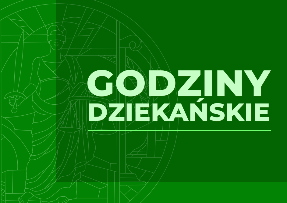 Godziny dziekańskie - 22.05 od 17:30