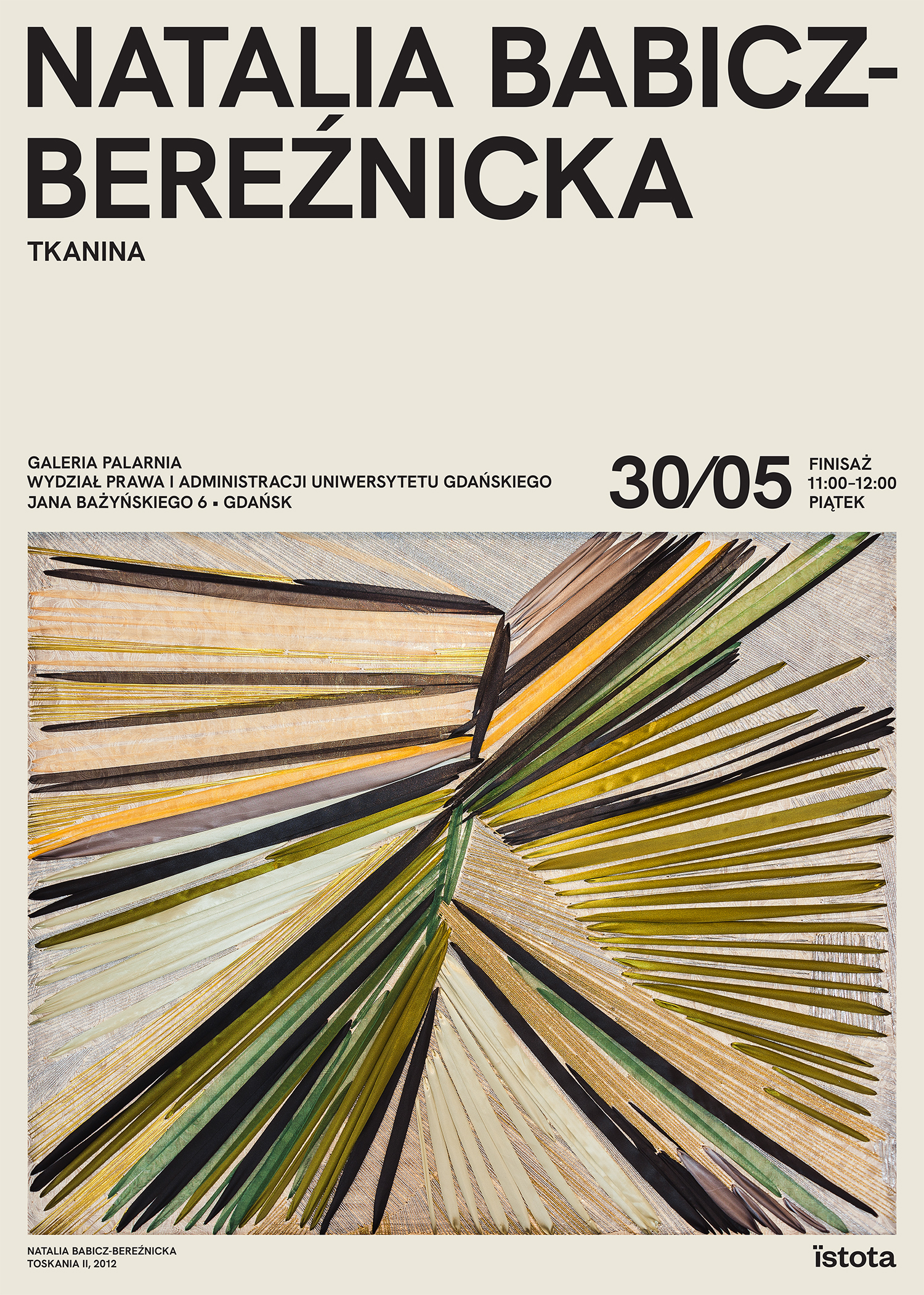 Finisaż wystawy tkanin Natalii Babicz-Bereźnickiej