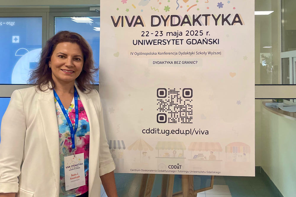 Udział WPiA UG w IV Ogólnopolskiej Konferencji Dydaktyki Szkoły Wyższej VIVA DYDAKTYKA 2025