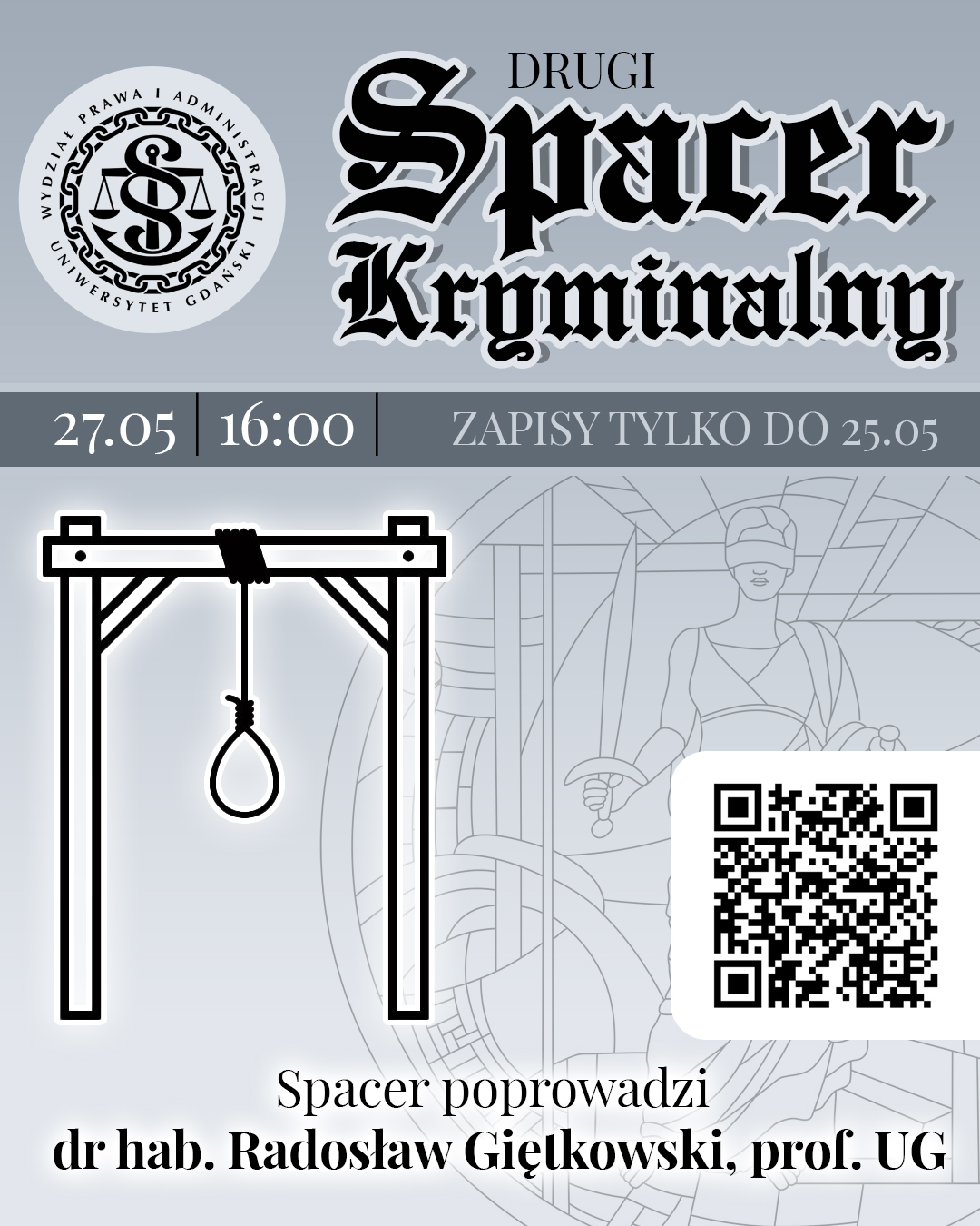 II Wydziałowy Spacer Kryminalny – 27.05.2027