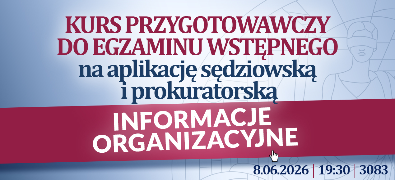 Spotkanie informacyjne dla uczestników kursu przygotowawczego KSSiP