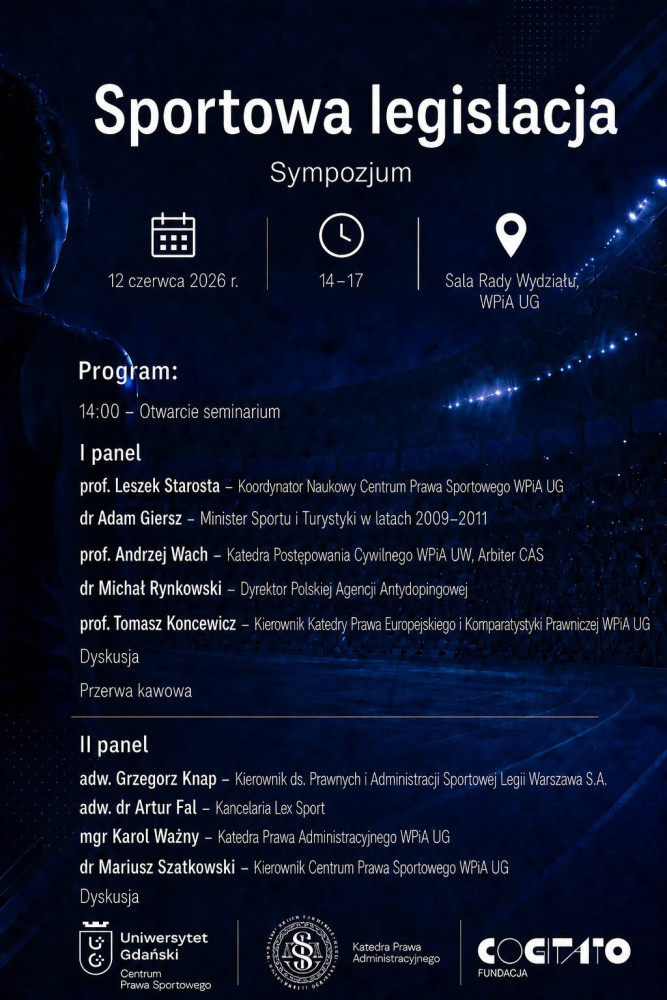 Sympozjum Naukowe „Sportowa legislacja”