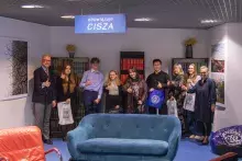 Wręczenie nagród za rozwiązanie krzyżówki na 55-lecie WPiA