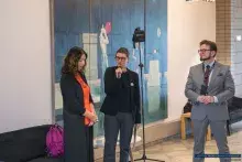 Piękno tkanin i poezji – finisaż wystawy Natalii Babicz-Bereźnickiej w Galerii „Palarnia”
