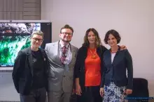 Piękno tkanin i poezji – finisaż wystawy Natalii Babicz-Bereźnickiej w Galerii „Palarnia”