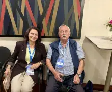 dr Beata J. Kowalczyk z prof Davidem Pugsley