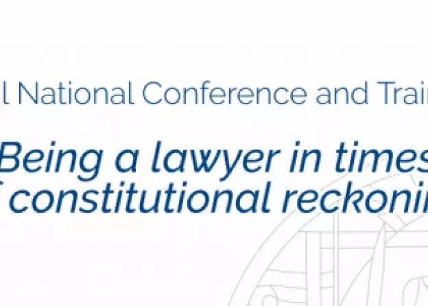 National Conference and Training “Being a lawyer in times of constitutional reckoning” 18 - 20 May…