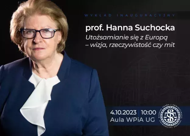 Wykład inauguracyjny - prof. Hanna Suchocka