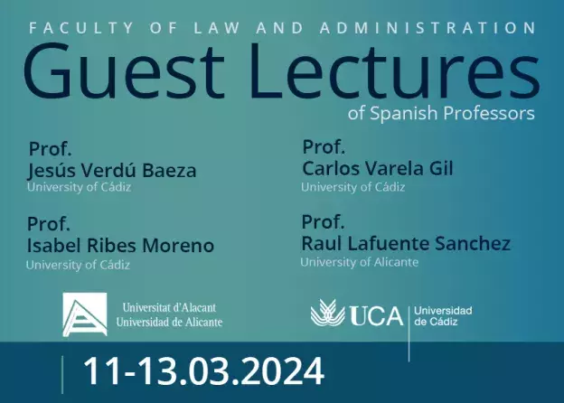 Guest lectures of Spanish Professors