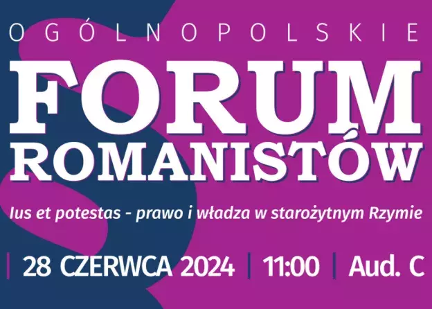 Ogólnopolskie Forum Romanistów, 28.06.2024