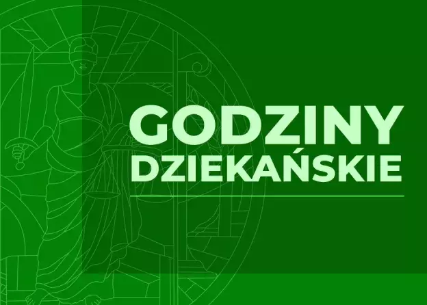 Godziny dziekańskie - 22.05 od 17:30