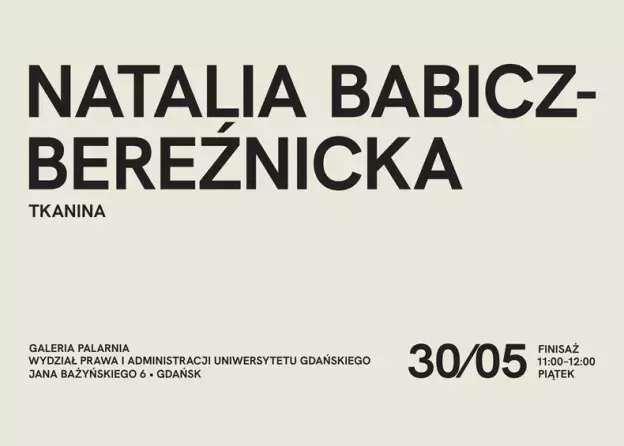 Finisaż wystawy tkanin Natalii Babicz-Bereźnickiej