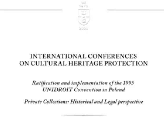 Międzynarodowe konferencje poświęcone ochronie dziedzictwa kultury - Gdańsk, 6-7 czerwca 2019 r.