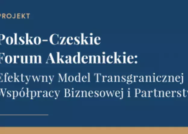 Polsko-Czeskie Forum Akademickie: Grant Ministerstwa Spraw Zagranicznych
