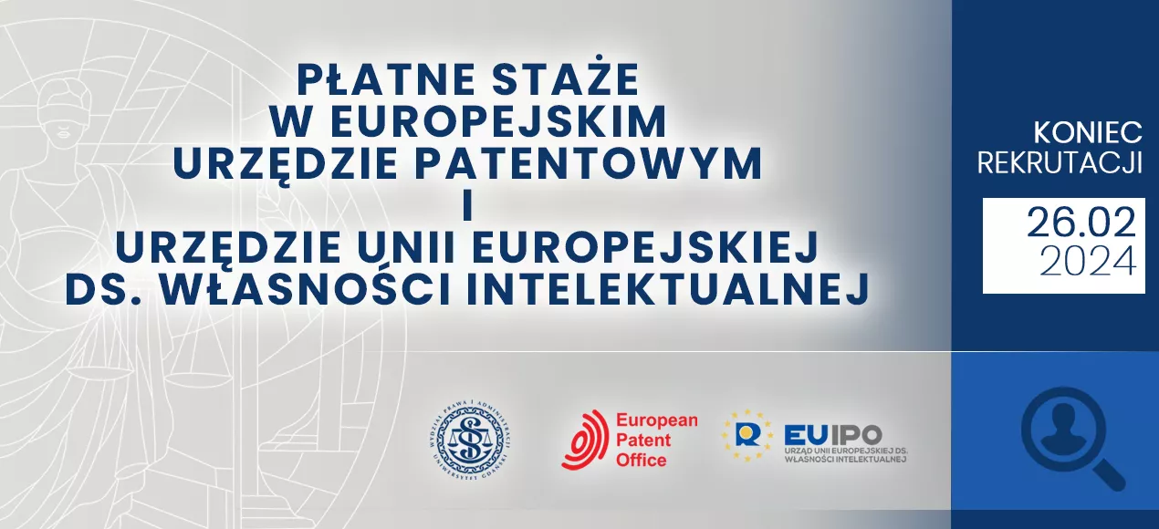 Płatne staże w Europejskim Urzędzie Patentowym i Urzędzie Unii Europejskiej