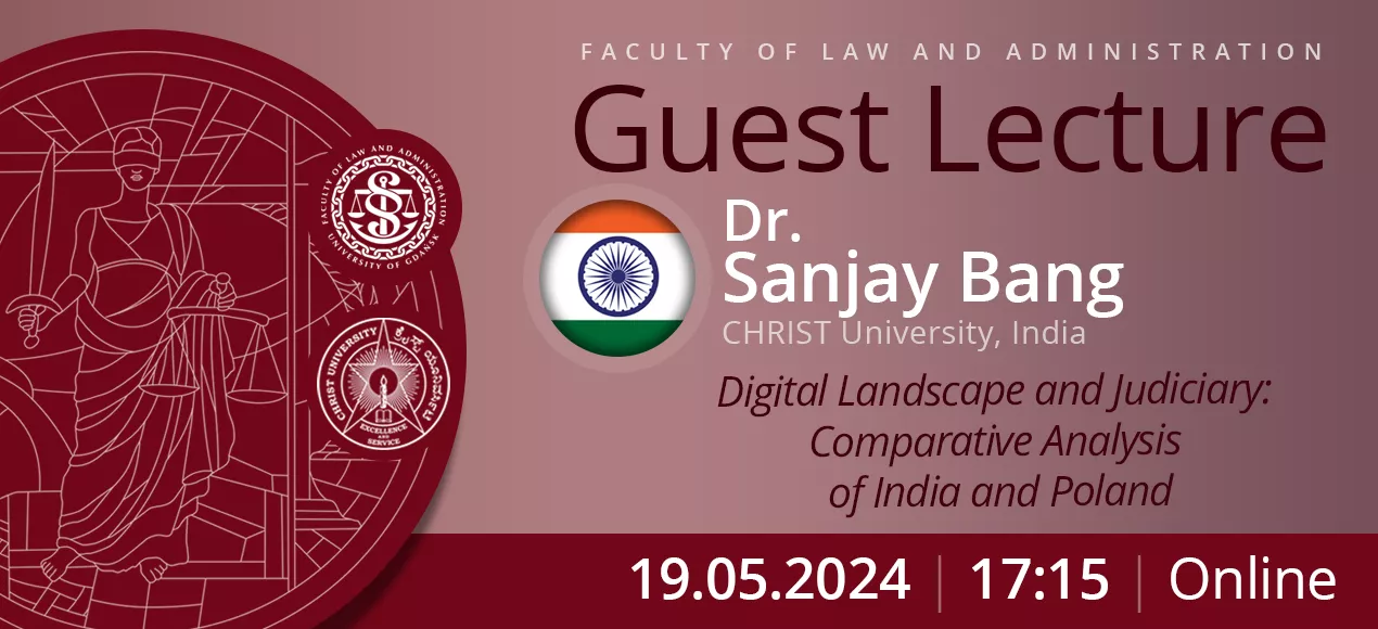 Guest Lecture by Dr. Sanjay Bang (School of Law, CHRIST University, India)
