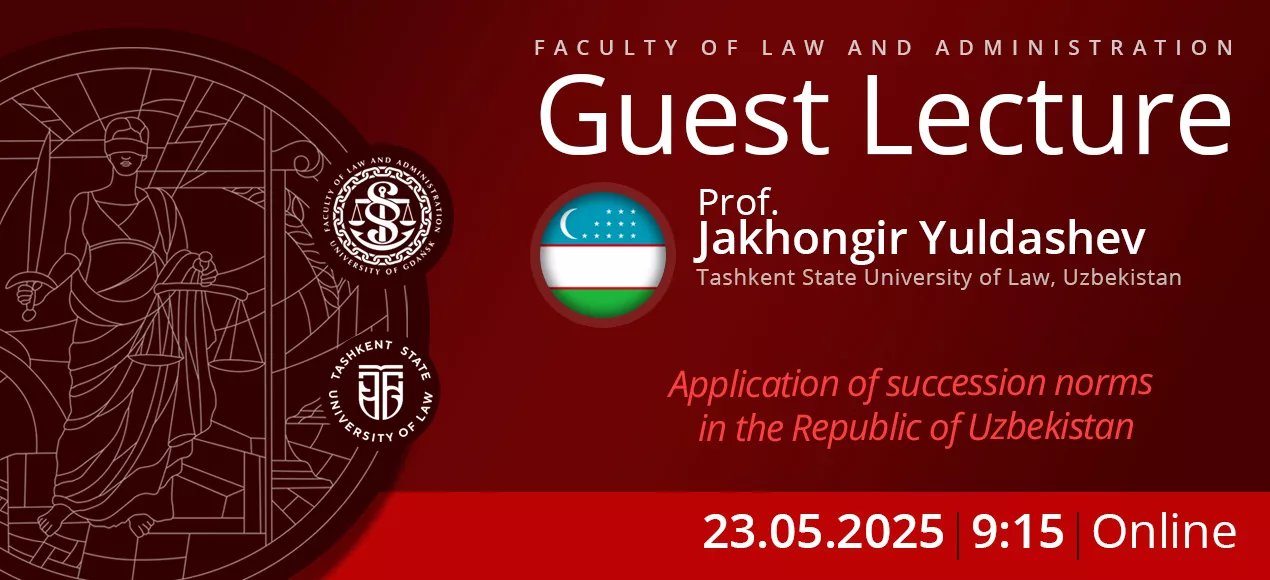 Guest Lecture by Prof. Jakhongir Yuldashev (Tashkent State University of Law, Uzbekistan)