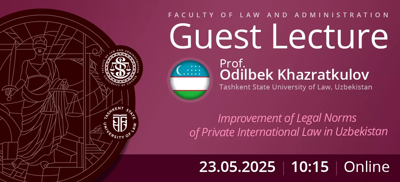Guest Lecture by Prof. Odilbek Khazratkulov (Tashkent State University of Law, Uzbekistan)