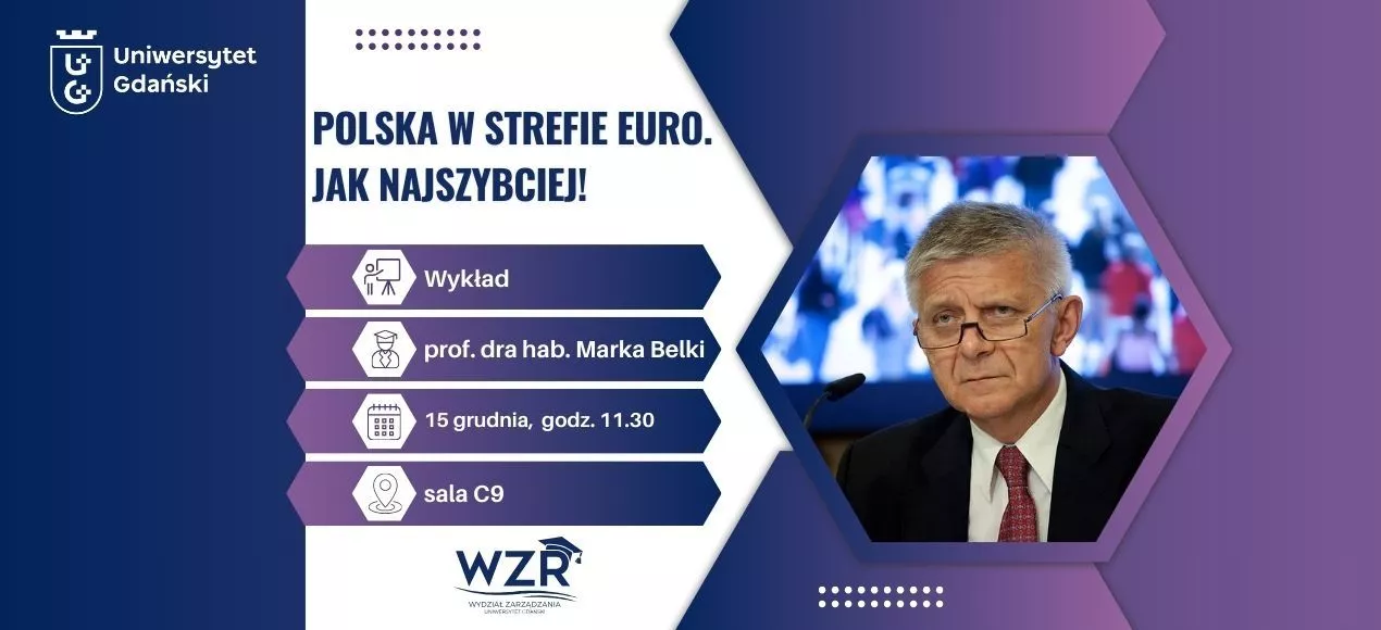 Wykład prof. dra hab. Marka Belki na WZ UG