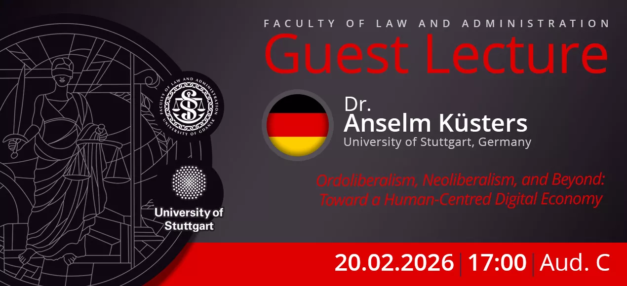 Wykład gościnny - dr Anselm Küsters (Uniwersytet w Stuttgarcie)