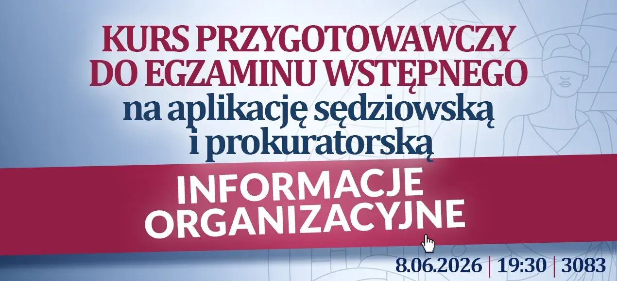Spotkanie informacyjne dla uczestników kursu przygotowawczego KSSiP